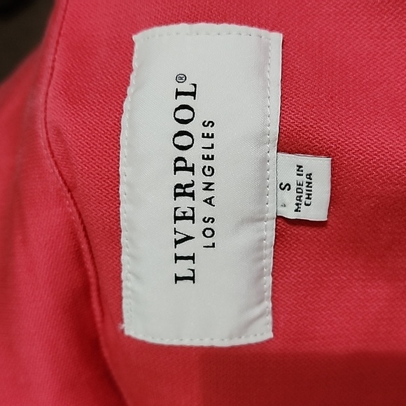 NWOT "LIVERPOOL" CORAL JACKET SZ S - Picture 5 of 6